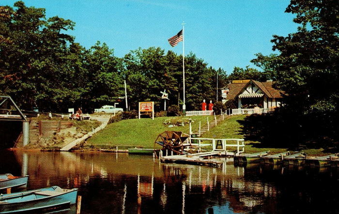 Lost Lake Woods Club - Vintage Postcard (newer photo)